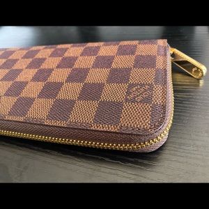 Louis Vuitton Zippy Wallet Brown Damier Ebene